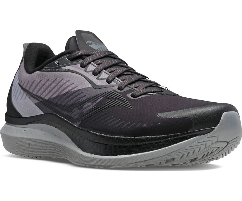 Saucony Endorphin Speed 2 Runshield Women's Running Shoes Black / Grey | AU 126CTVE